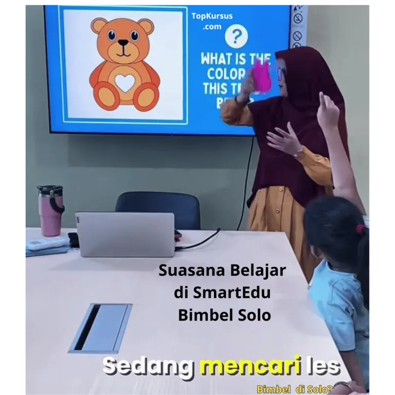 suasana bimbingan belajar di smart edu solo
