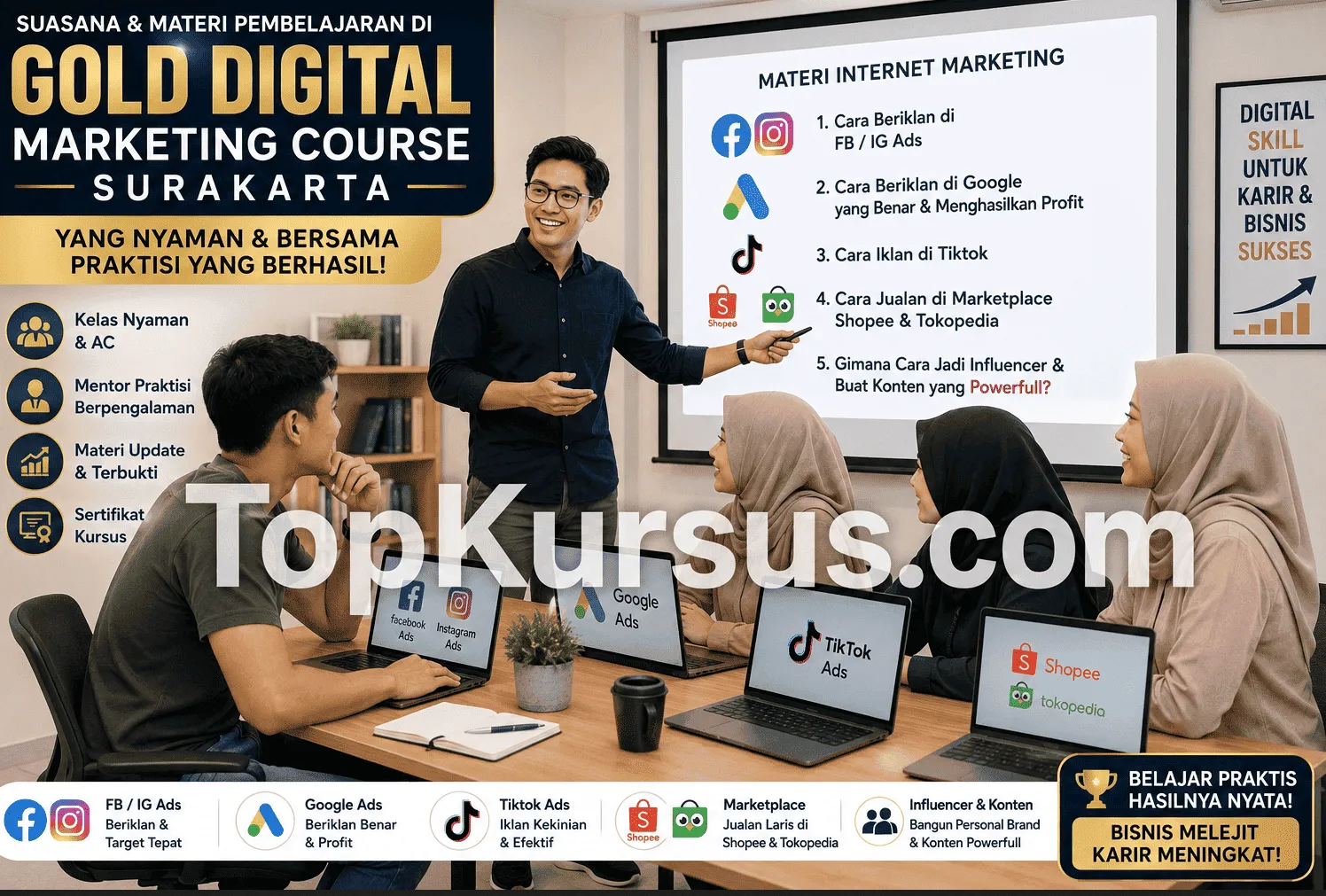 materi pelatihan digital marketing solo yang powerfull