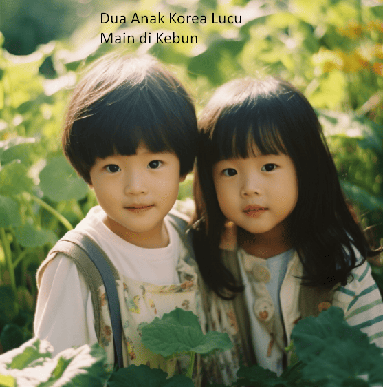 2 anak korea kecil cakep